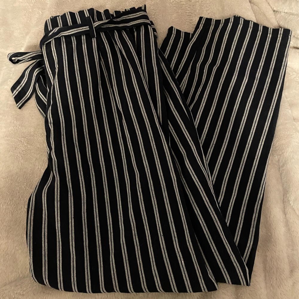 PacSun LA striped blue and white pants size large. Only worn twice.